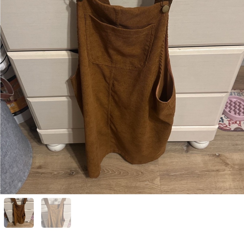 Brown Corduroy Women's dress